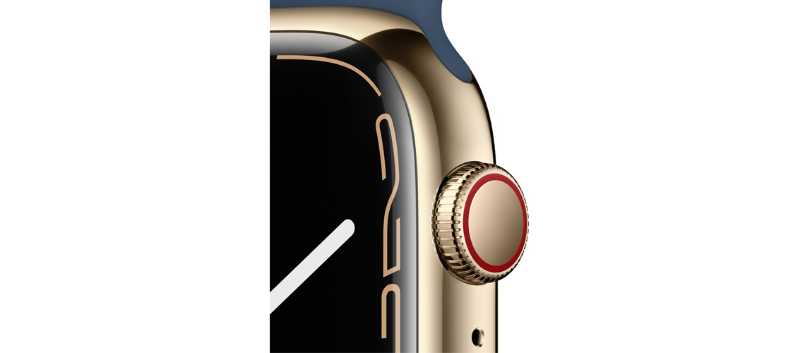 Apple Watch Series 7 LTE 45mm Stainless Steel Case Gold