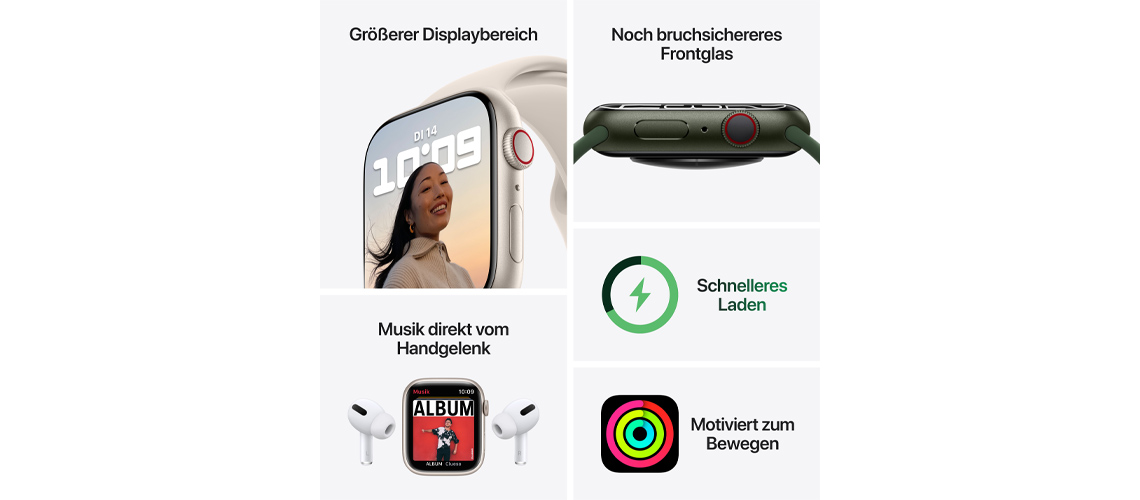 Apple Watch Series 7 LTE 45mm Stainless Steel Case Gold