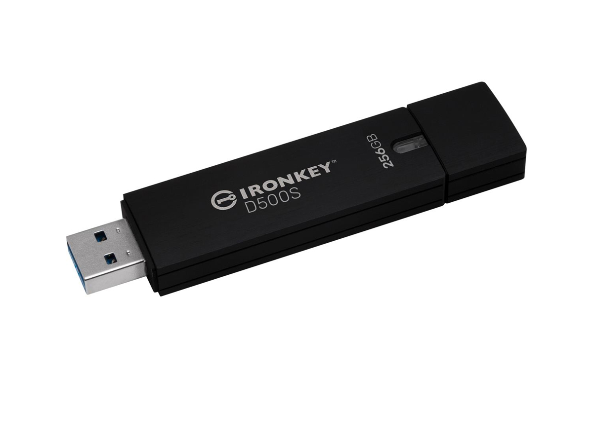 Pendrive Kingston 256GB IronKey D500S FIPS 140-3 Level 3 AES 256
