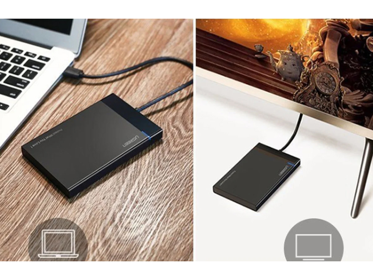 UGREEN US221 Externes Gehäuse für 2,5'' SATA HDD